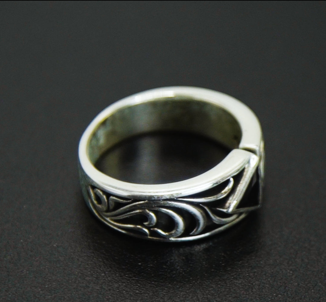 Anel Prata 925 Triangle