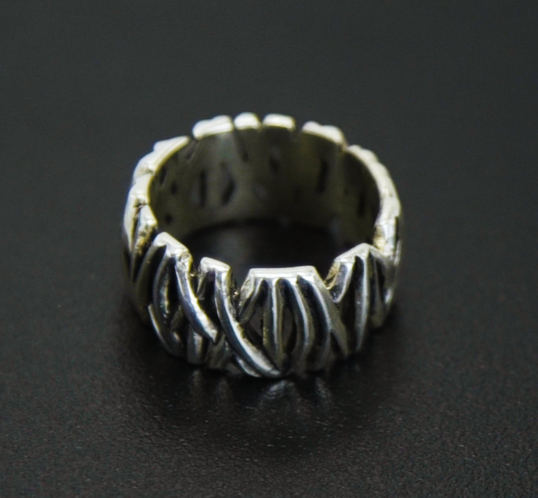 Anel Prata 925 Woods